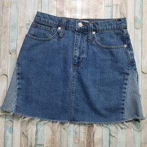 Madewell Denim Mini Skirt